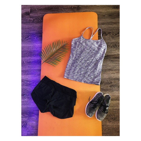 Lululemon grey tank with built in bra - Picture 1 of 3